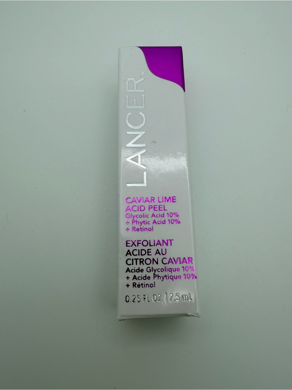 LANCER Caviar Lime Acid Peel Travel Size 0.25 fluid oz